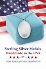 Sterling Silver Saint Augustine Medal an Chain Handmade in USA Gift Boxed